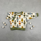 Oversize Sweatshirt - Lass knacken (9-12 M)