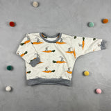 Oversize Sweatshirt - Flotte Karotte (9-12 M)