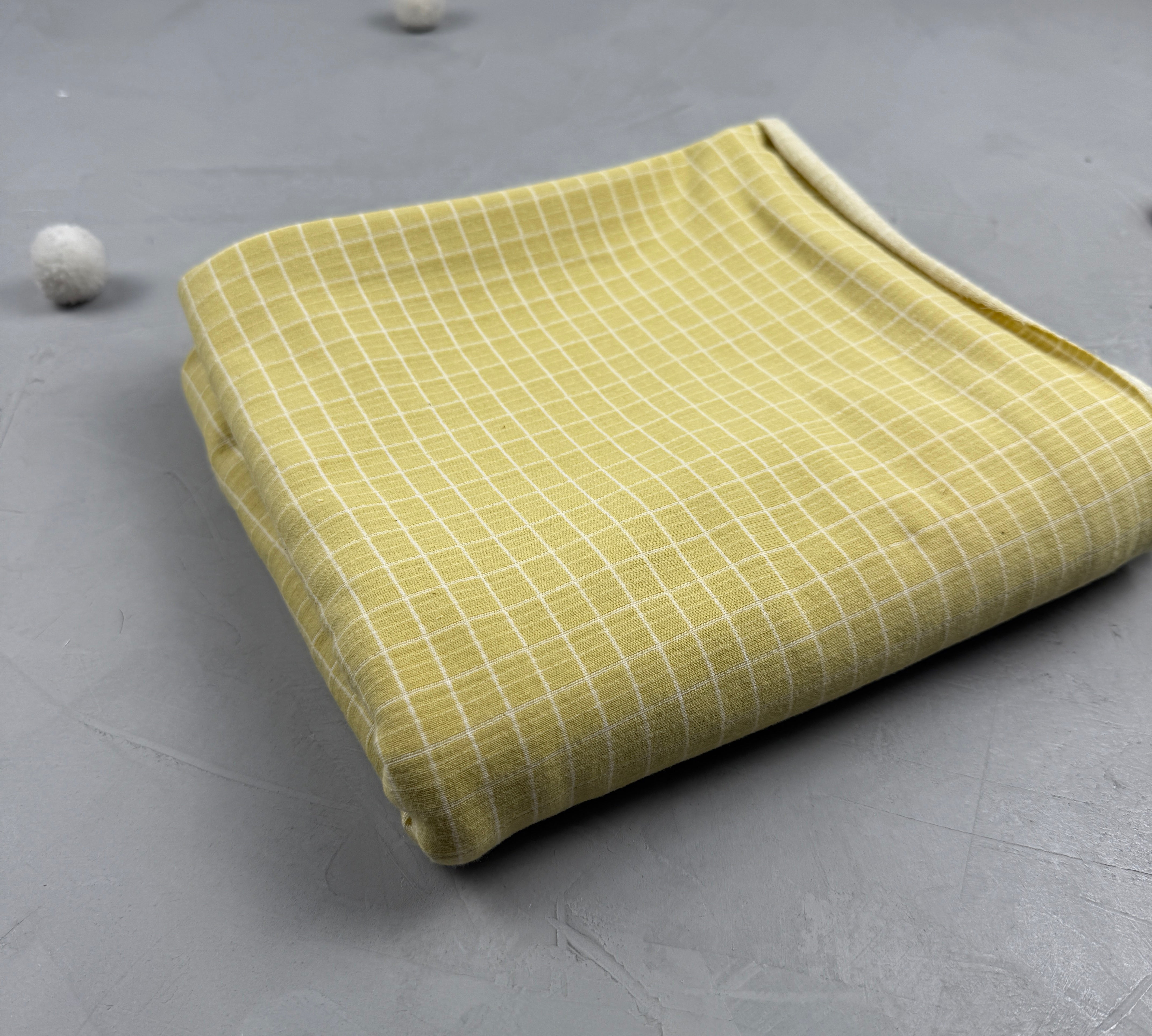 karierter Baumwolljersey