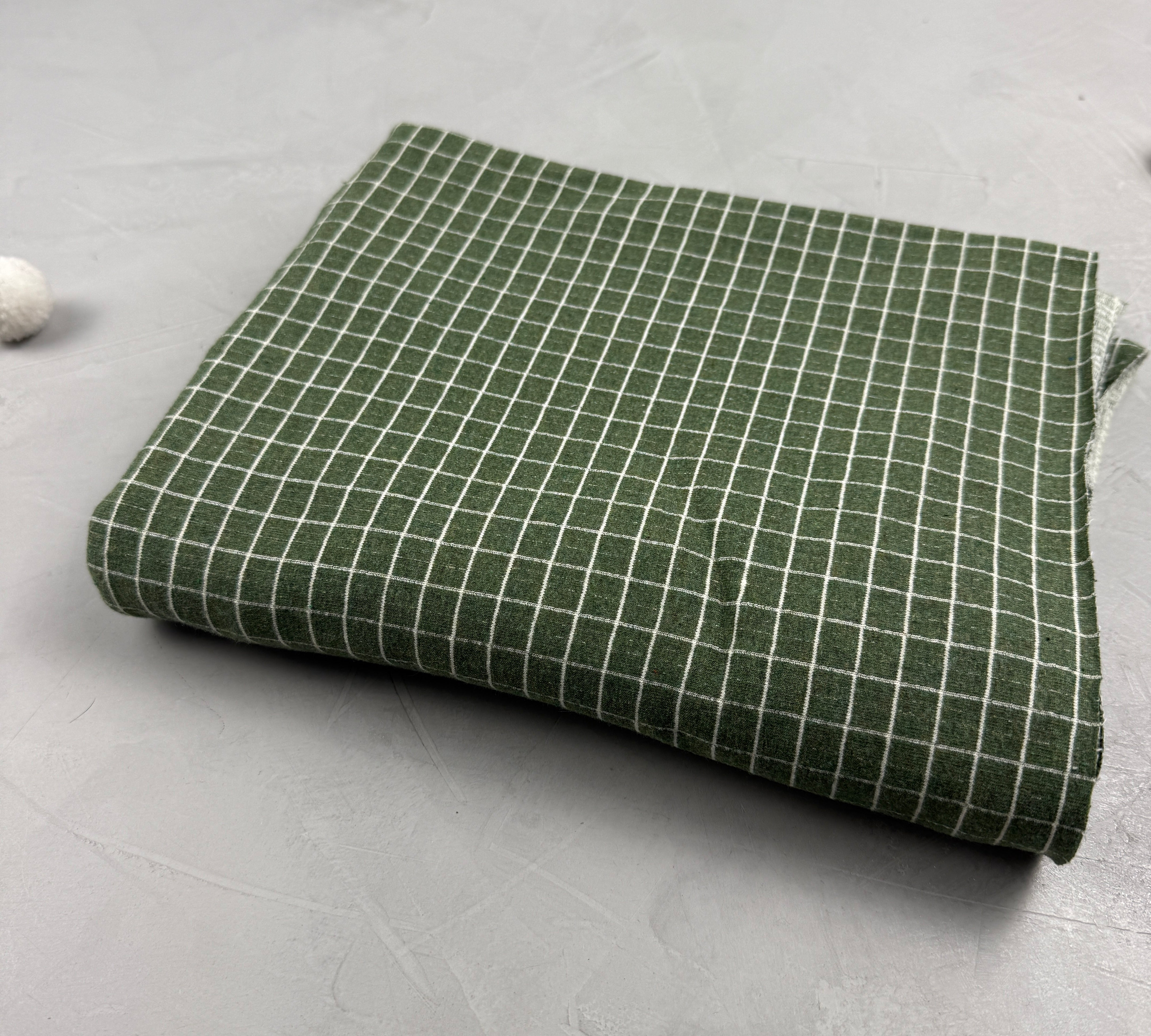 karierter Baumwolljersey