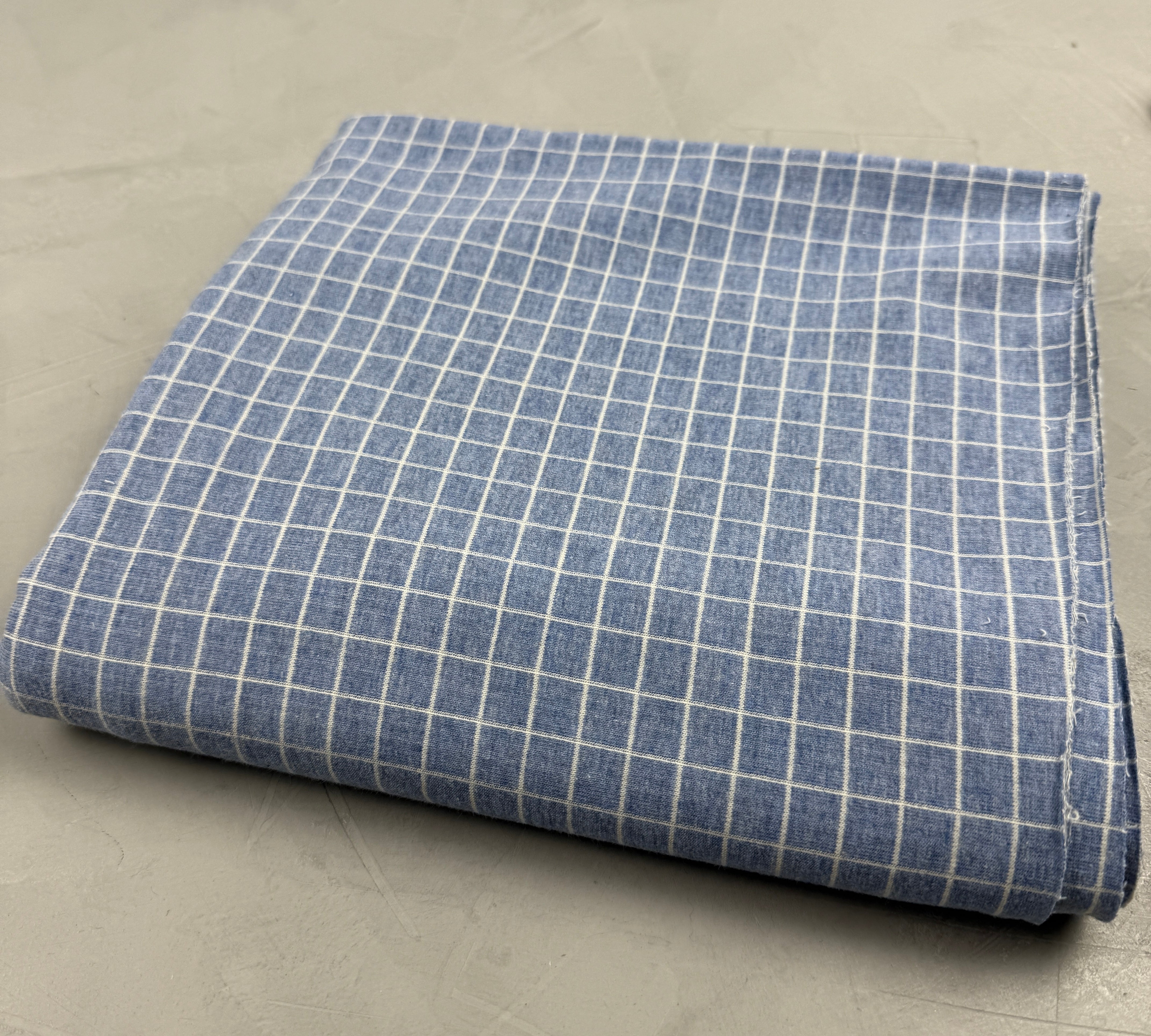 karierter Baumwolljersey