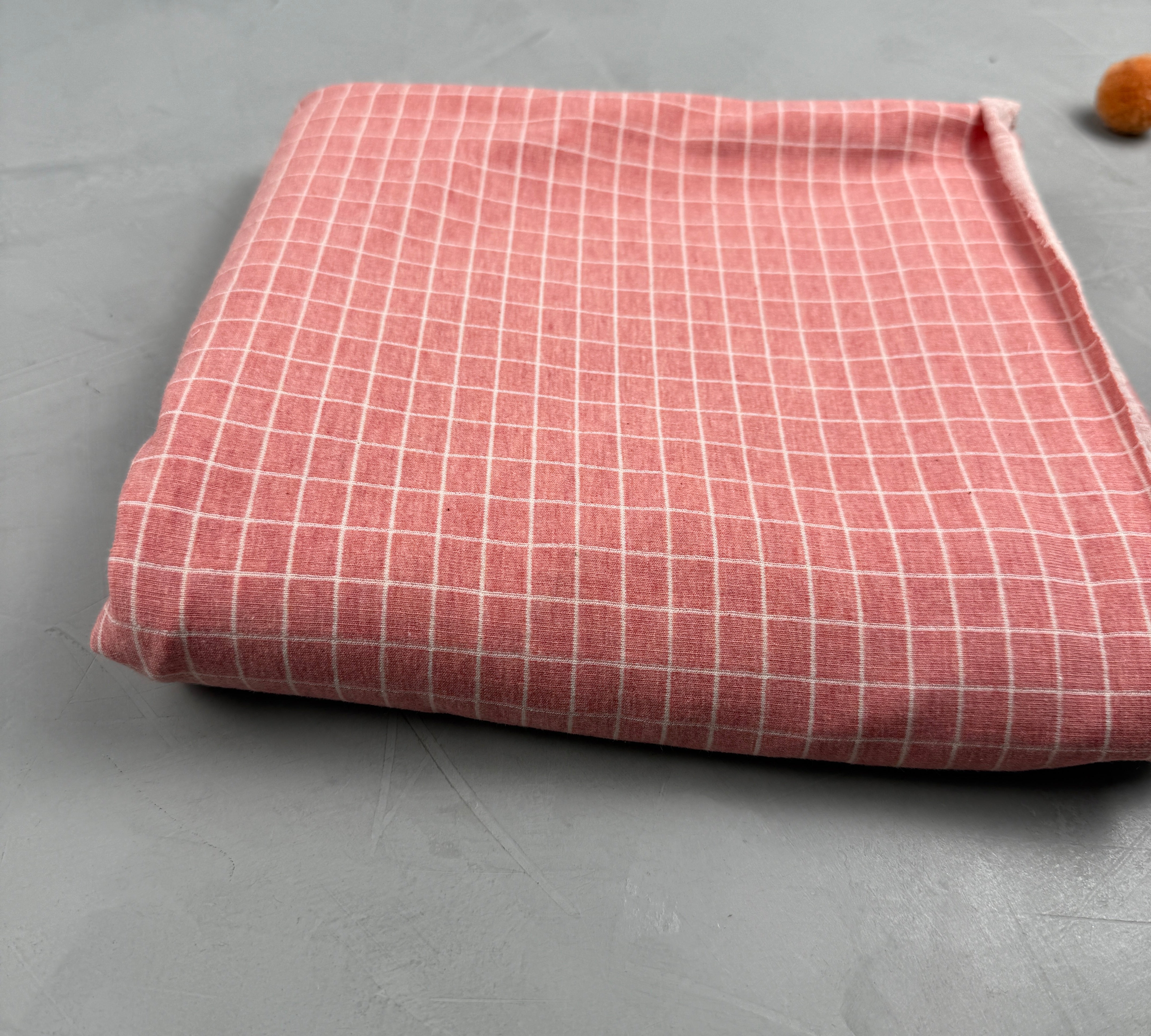 karierter Baumwolljersey