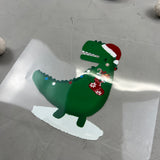 großes Bügelbild - Tyranno Santa Rex