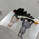 großes Bügelbild - Oh Tannenmaus