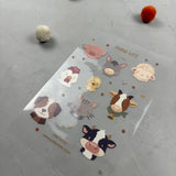 Bügelbildbogen - Tierisch viel los