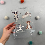 Bügelbildbogen - Kuhl down