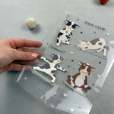 Bügelbildbogen - Kuhl down