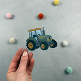 kleines Bügelbild - Treckertreff (Neu)