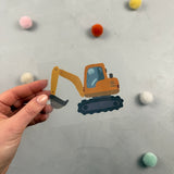 Mittleres Bügelbild - Angebaggert (Neu)