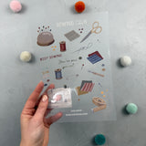 Bügelbildbogen - Sewing Club