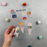 Bügelbildbogen - Wundertüten