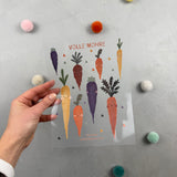 Bügelbildbogen - Volle Möhre