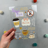 Rub-on-Stickerbogen - Gilmore Mix