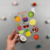 Rub-on-Stickerbogen - Multivitamin