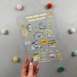 Rub-on-Stickerbogen - Stars Hollow