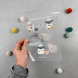 Bügelbildbogen - Verstrickt und Zugenäht