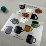 Bügelbildbogen - Alle Tassen im Schrank