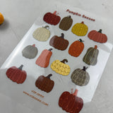 Bügelbildbogen - Kürbischaos