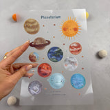 Bügelbildbogen - Planetarium