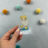 kleines Bügelbild -  Platsch da!