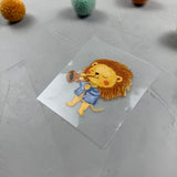 kleines Bügelbild -  Hoch sollst du leben/Löwe