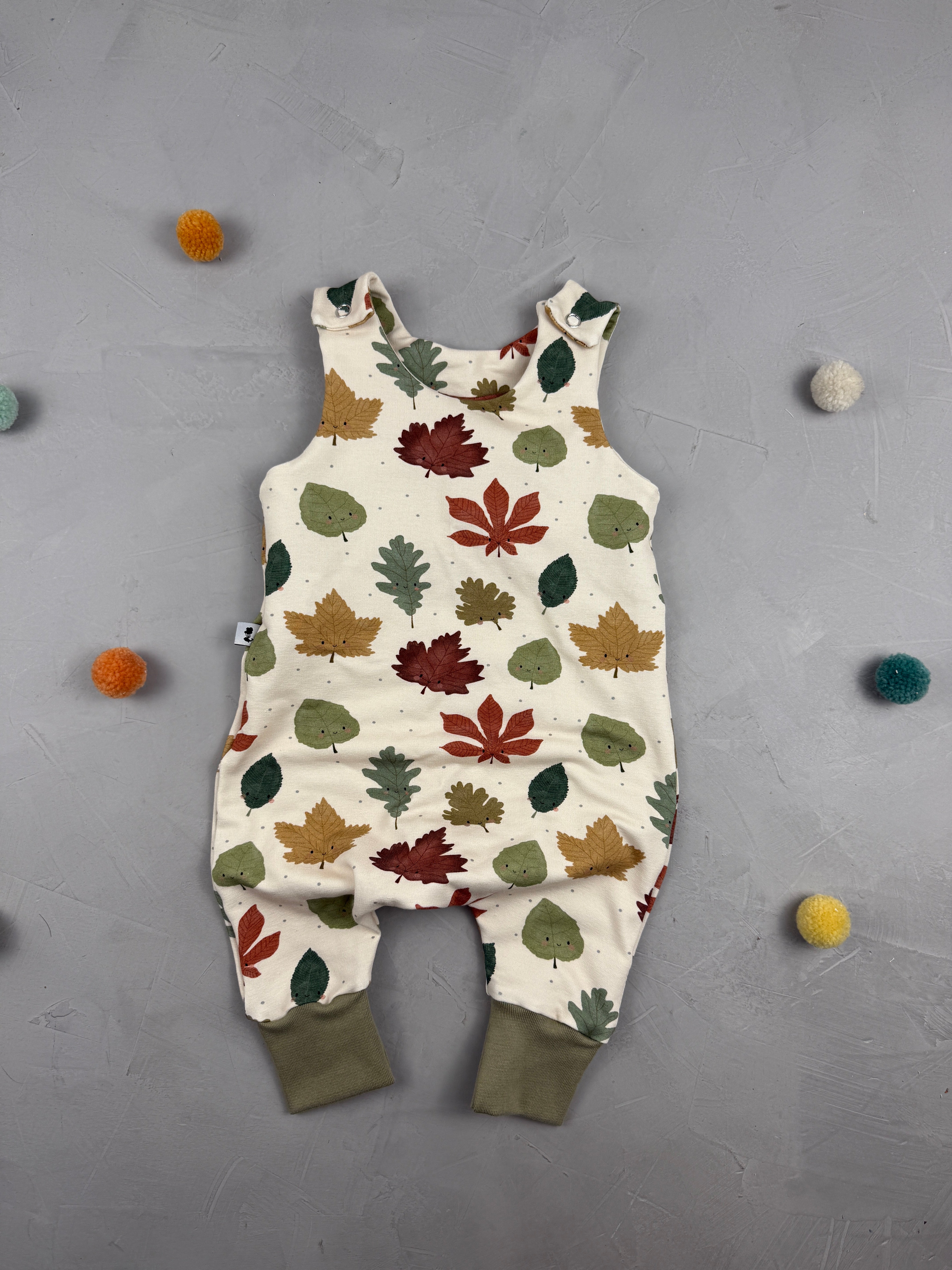 Harem Romper - Blätterwetter (Gr. 0-3 M)