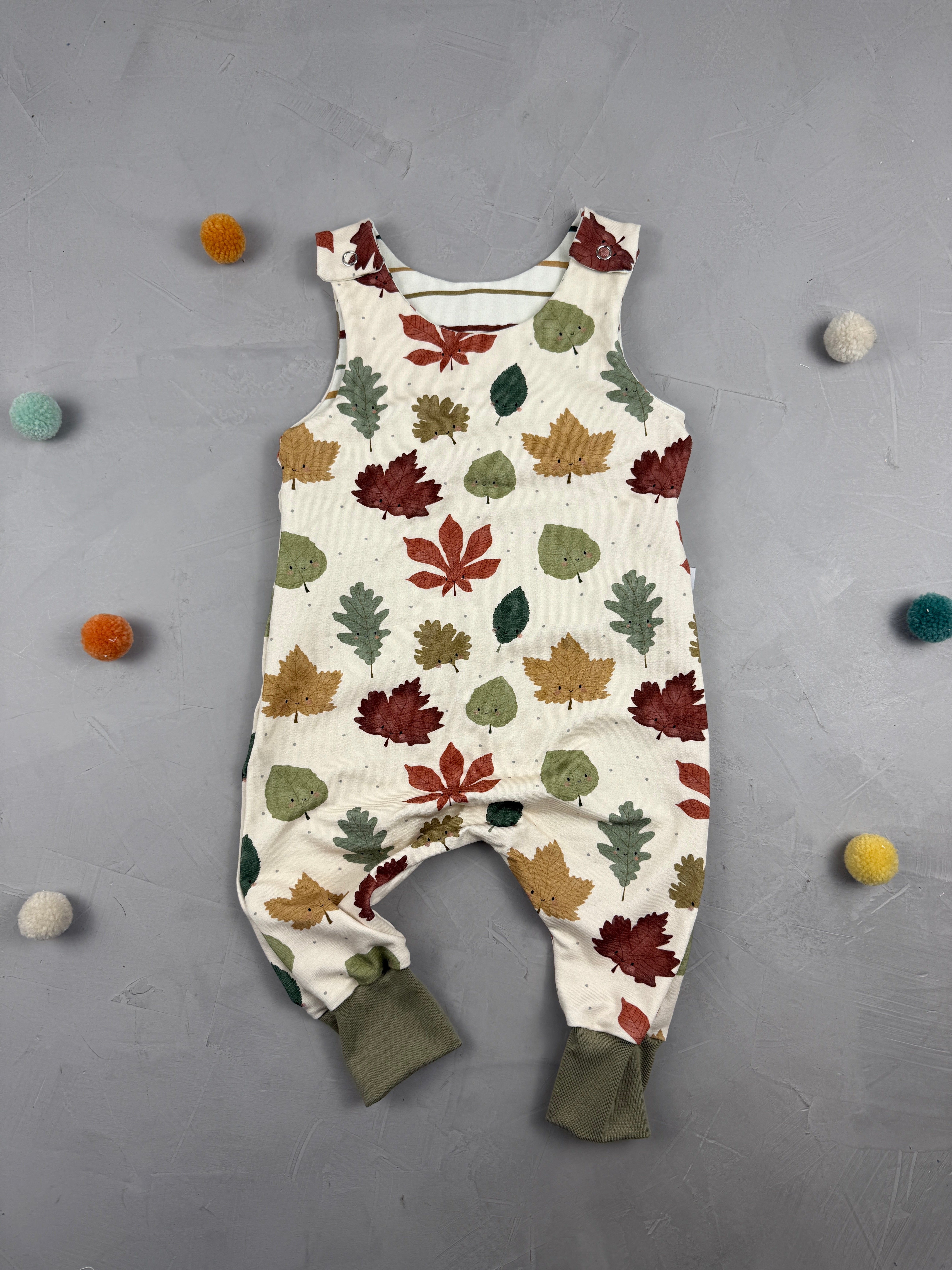 Harem Romper - Blätterwetter (Gr. 3-6 M)