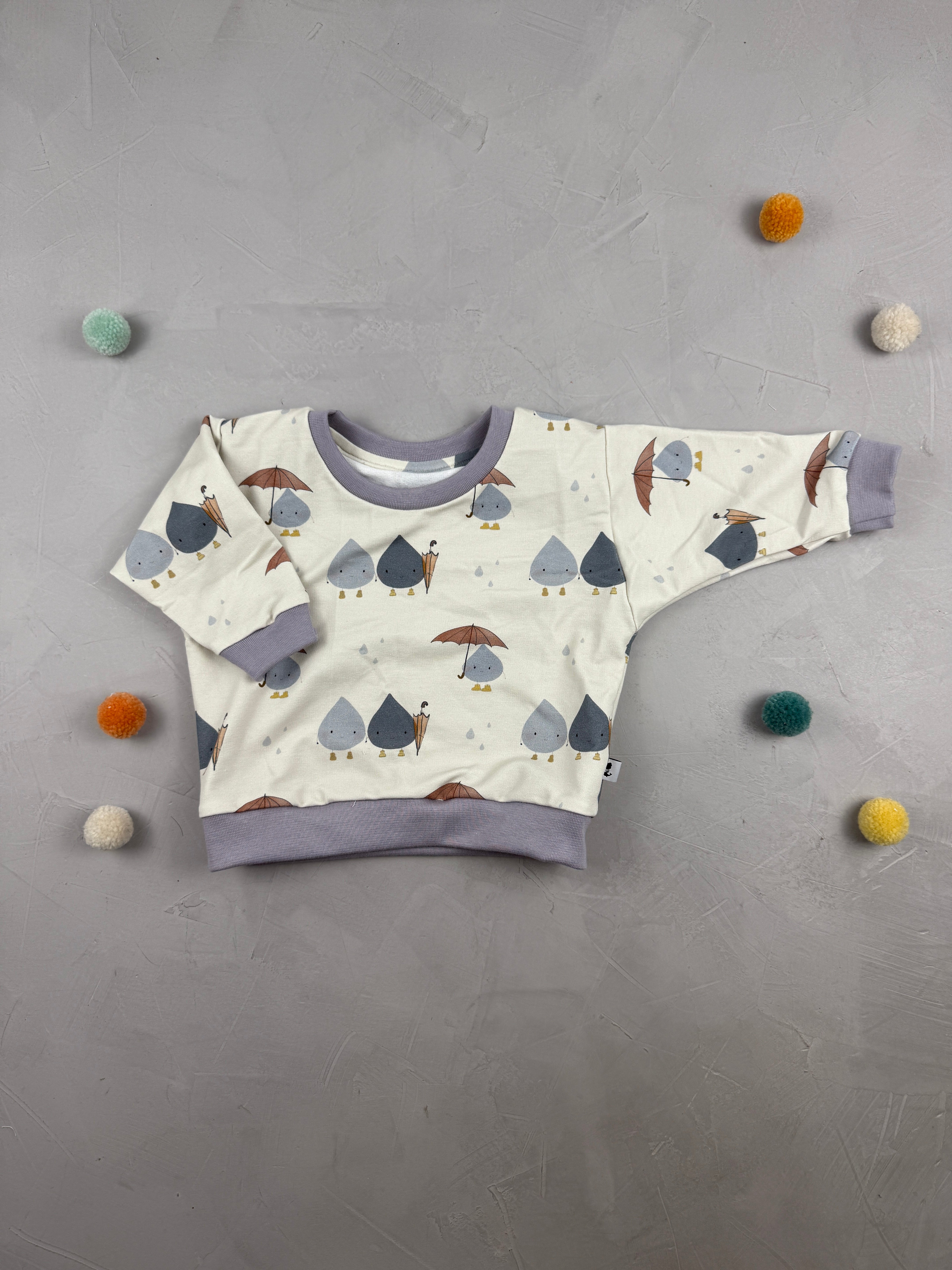 Oversize Sweater - Regenkollegen (6-9 M)