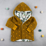 Weiche Jacke - Kleiner grüner Kaktus/Senfgelb (18-24 M)