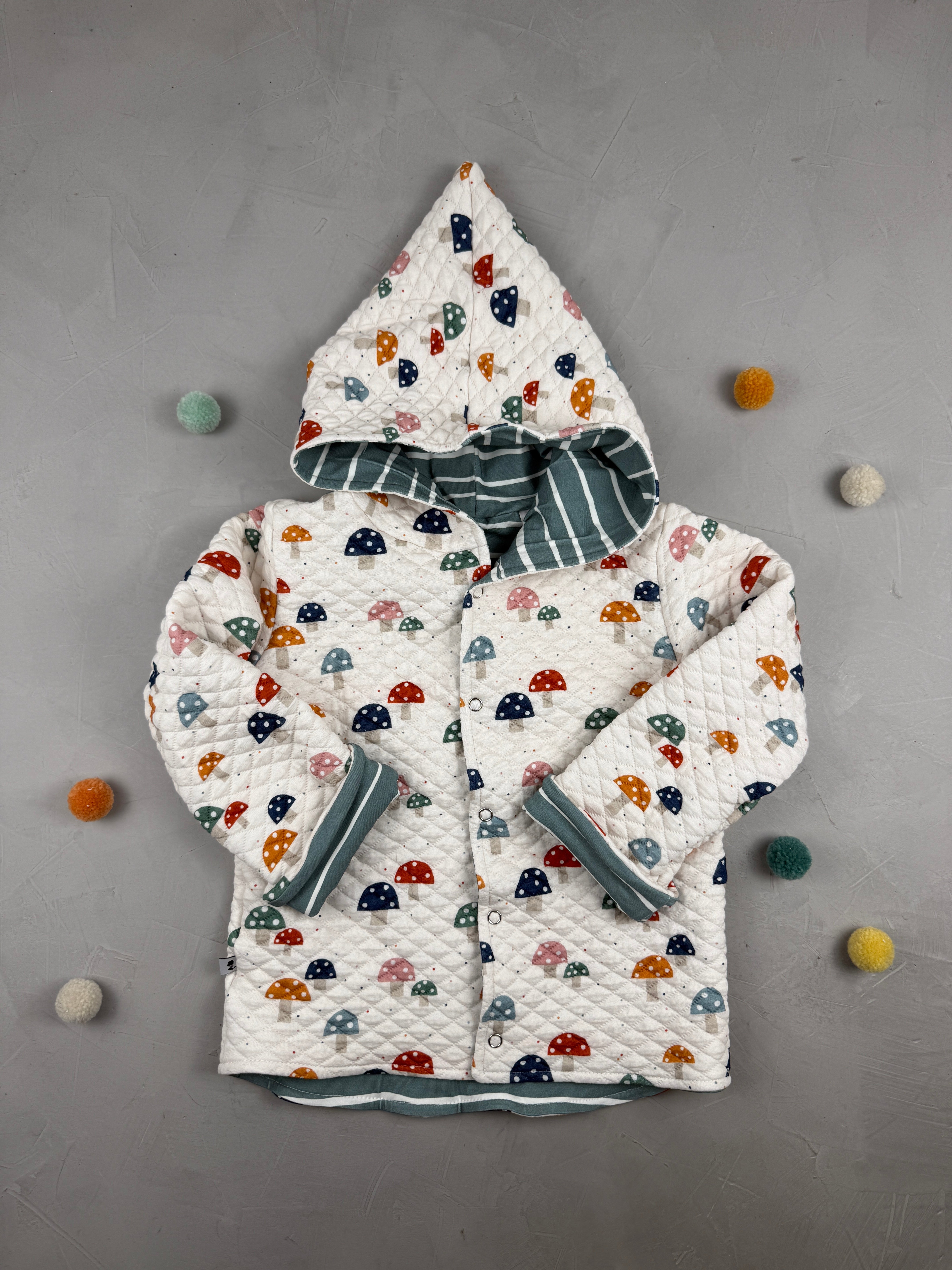 Weiche Steppjacke - Kleiner Pilz (98/104)