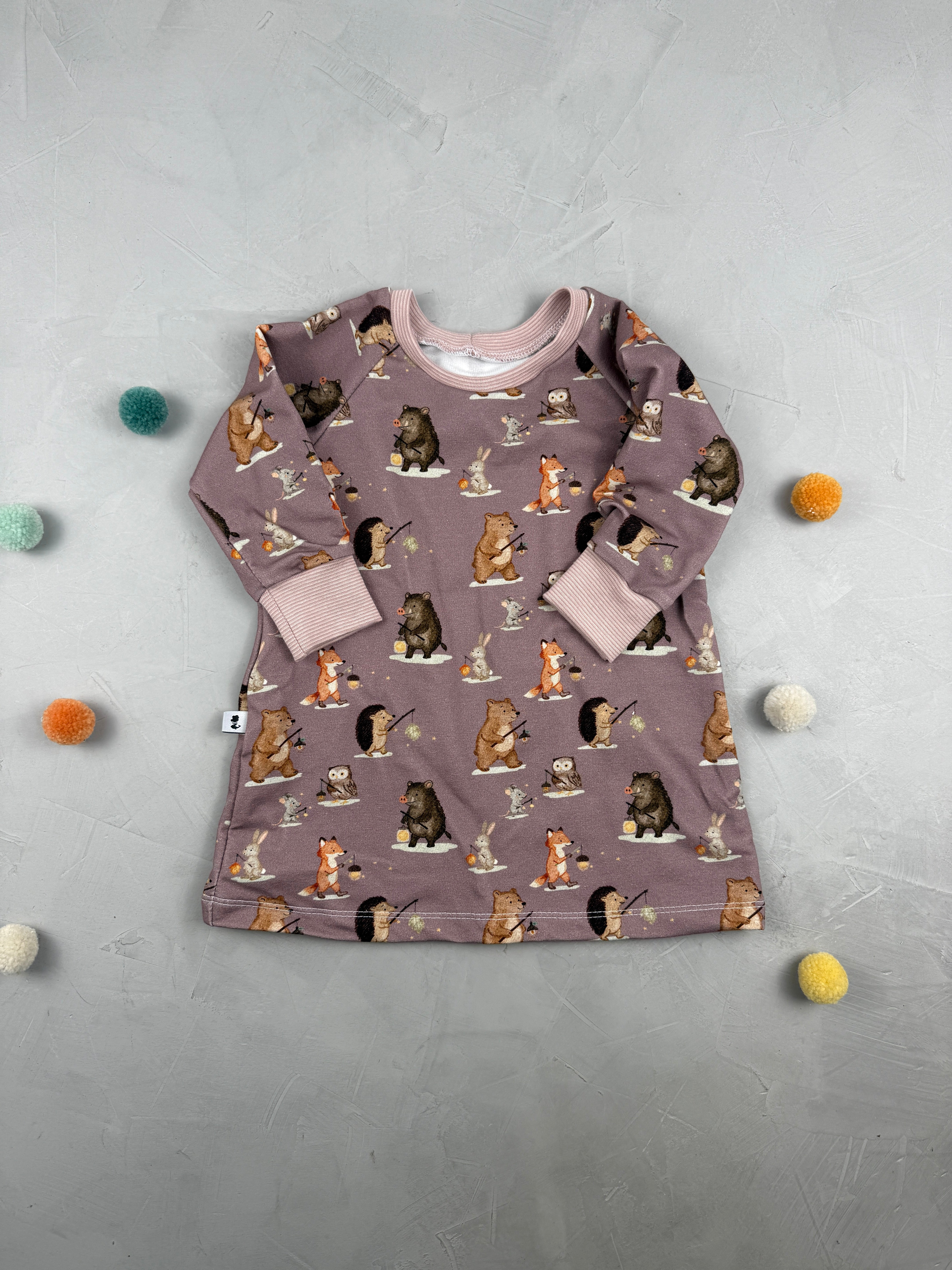 Longsleeve Kleid - Ich geh' mit meiner Laterne (9-12 M)