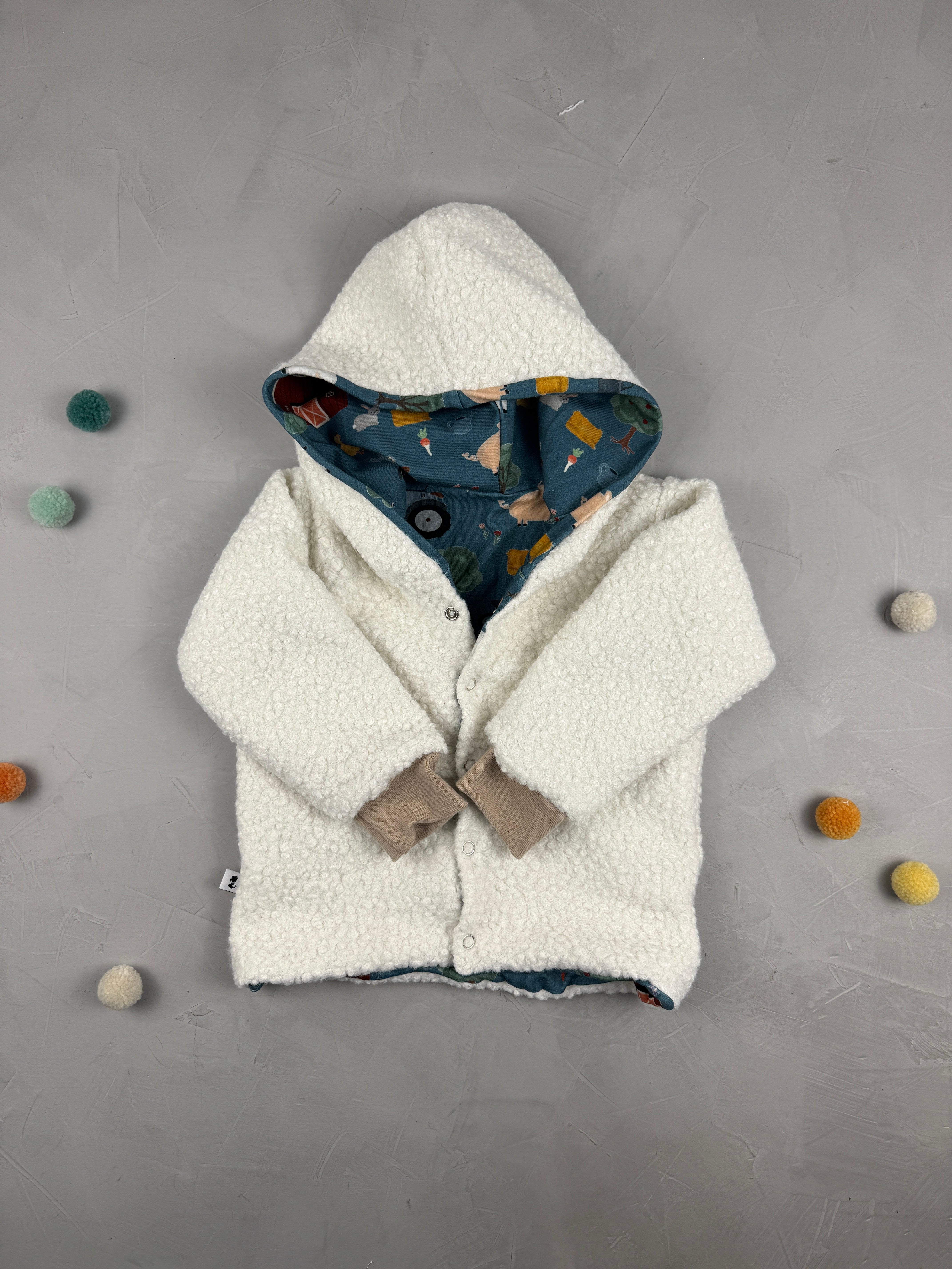 Weiche Jacke - Landleben/Creme (2-3 J)