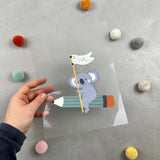 großes Bügelbild - Du bist toll/Koala