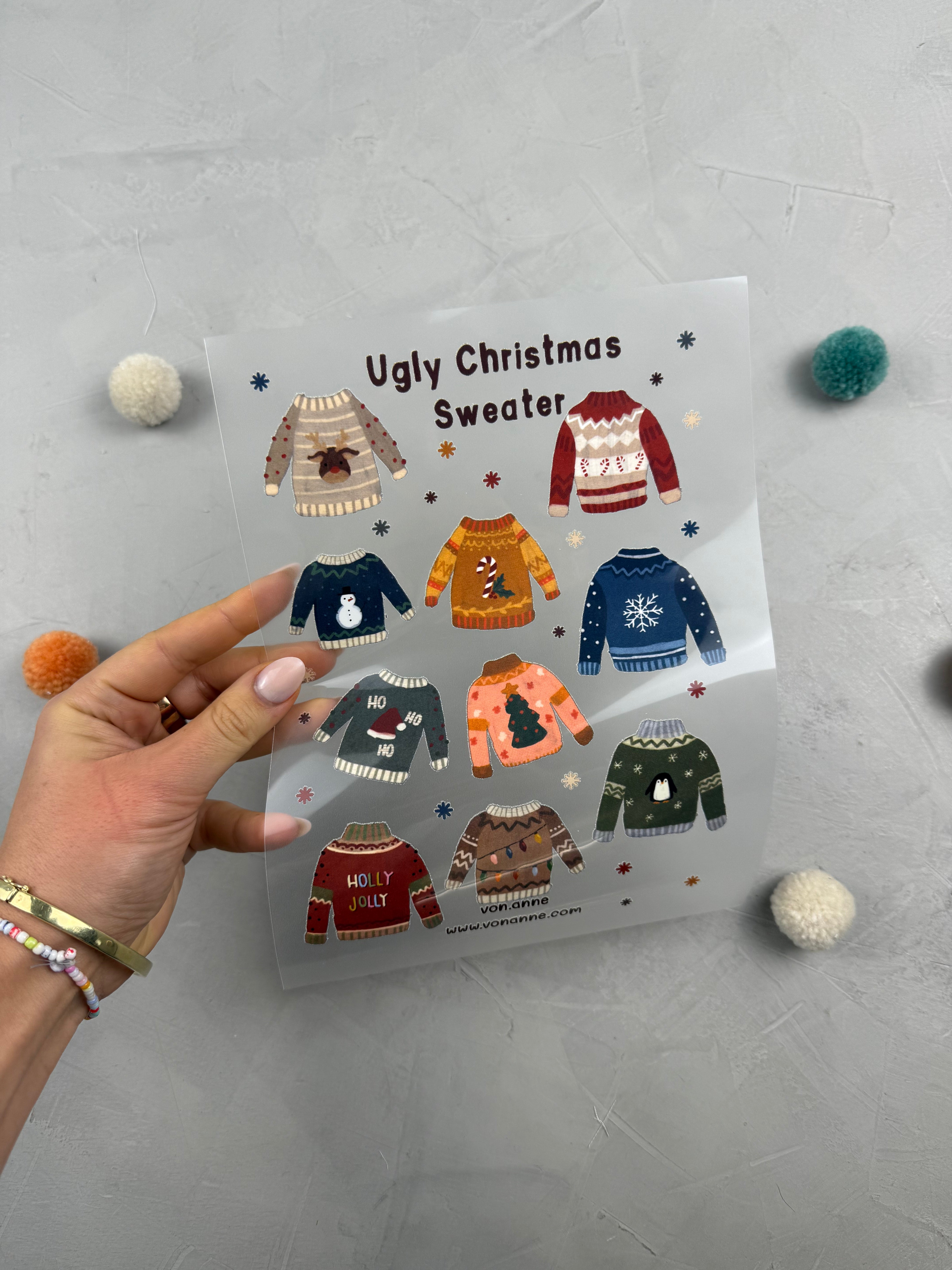 Bügelbildbogen - Pulliparade