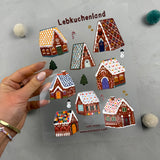 Bügelbildbogen - Lebkuchenland