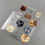 Bügelbildbogen - Catwalk