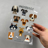 Bügelbildbogen - Underdogs