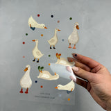 Bügelbildbogen - Gans oder garnicht