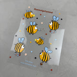 Bügelbildbogen - Hummelgetummel