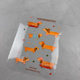 Bügelbildbogen - Wackeldackel