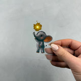 kleines Bügelbild - Elefant/Make a wish