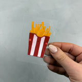 kleines Bügelbild - Freibadfritten