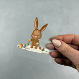 kleines Bügelbild -  wie am Schnürchen