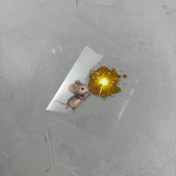 kleines Bügelbild - Maus/Make a wish