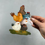 großes Bügelbild - Hochstapler