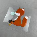 großes Bügelbild - Aus der Puste/Fuchs