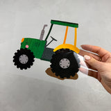 großes Bügelbild - Treckertreff