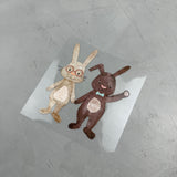 großes Bügelbild - Doppelt gehoppelt