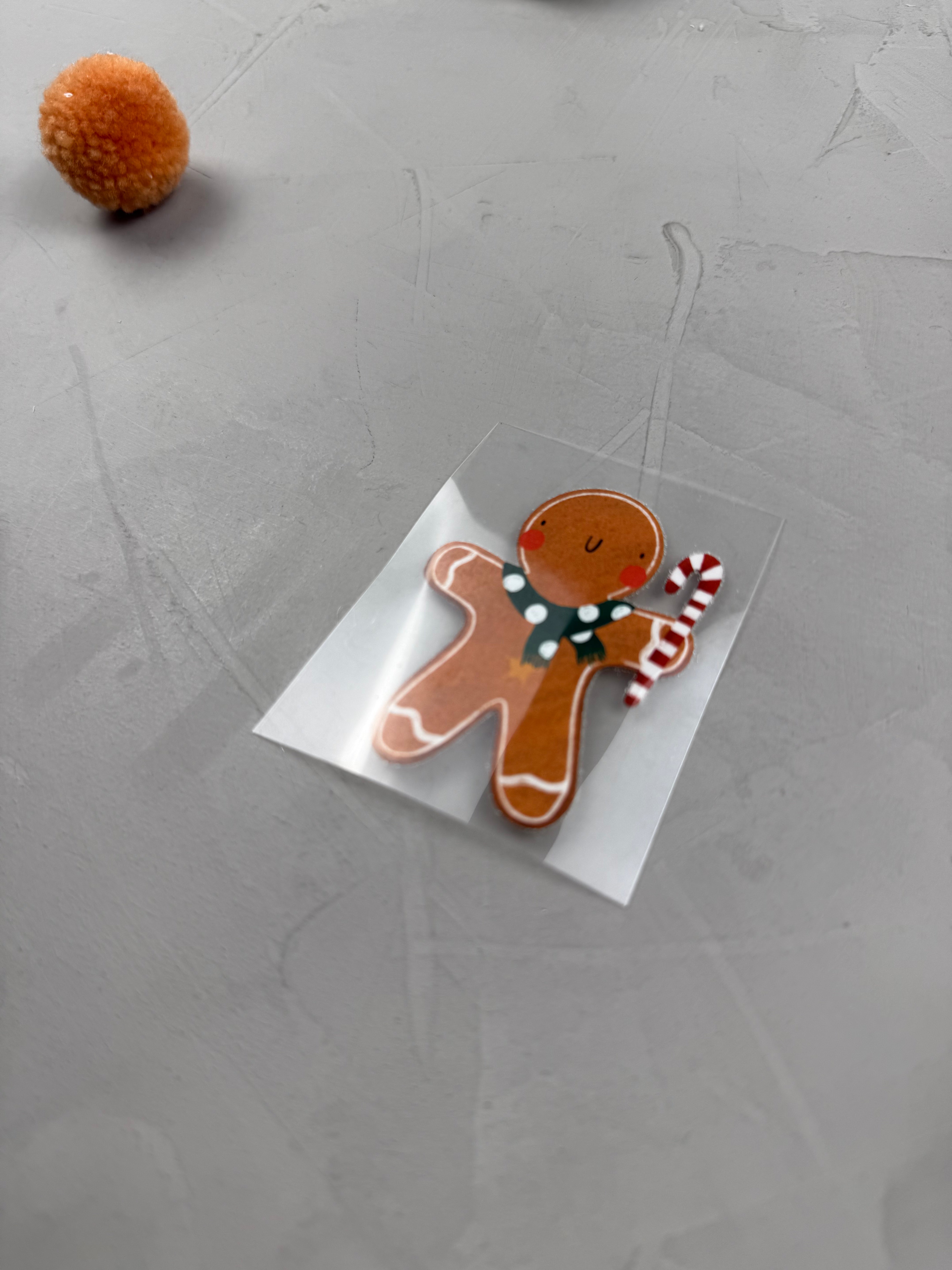kleines Bügelbild -  Lebkuchenmann