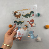 Bügelbildbogen - Präsentosaurus